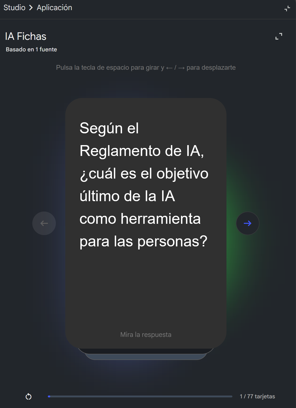 Tarjetas didácticas generadas